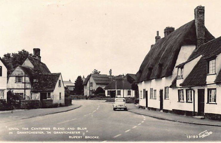 England Grantchester The Village Publ Walter Scott 13193 Vintage A4 Photo Print