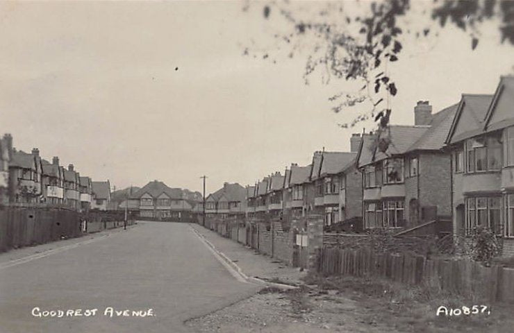 England Halesowen Goodrest Avenue Vintage A4 Photo Print