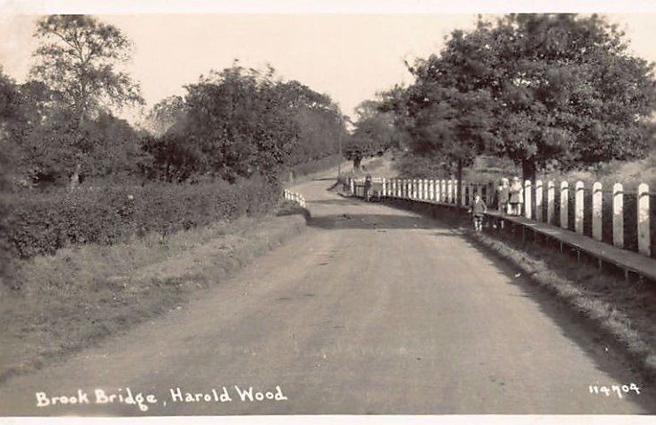 England Harold Wood London Brook Bridge Vintage A4 Photo Print