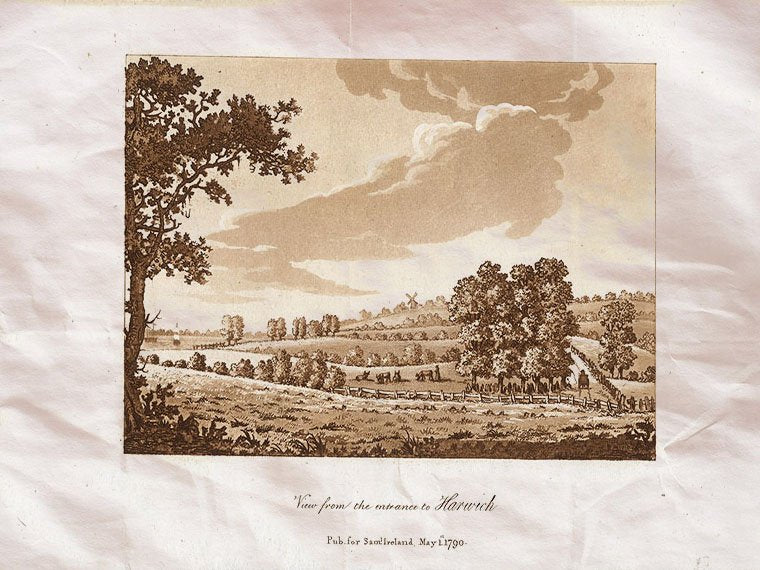 England Harwich Ireland 1790 Vintage A4 Photo Print