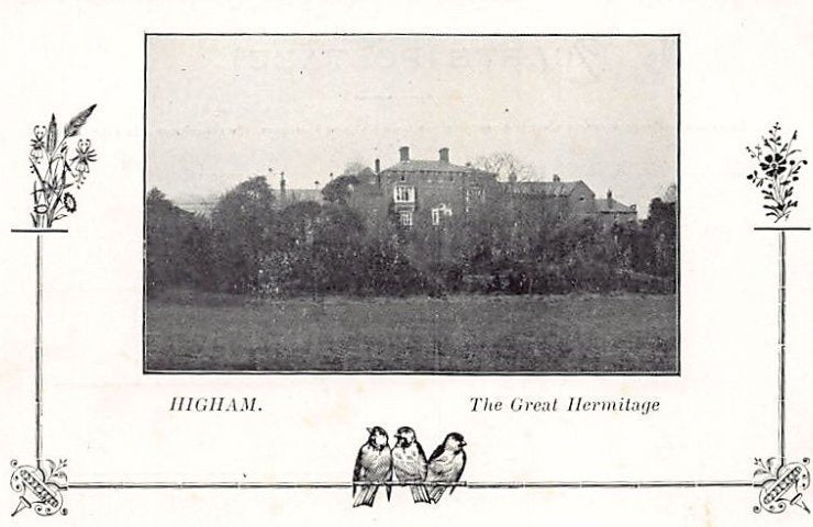 England Higham The Great Hermitage Vintage A4 Photo Print