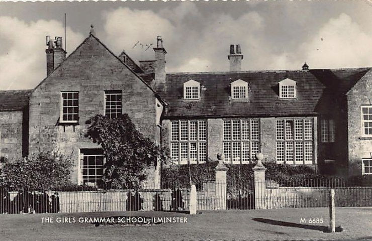 England Ilminster The Girls Grammar School Vintage A4 Photo Print