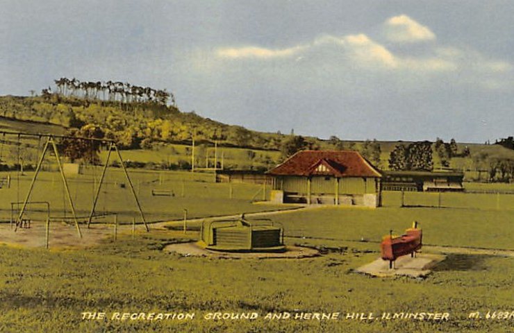 England Ilminster The Recreation Ground And Herne Hill Vintage A4 Photo Print
