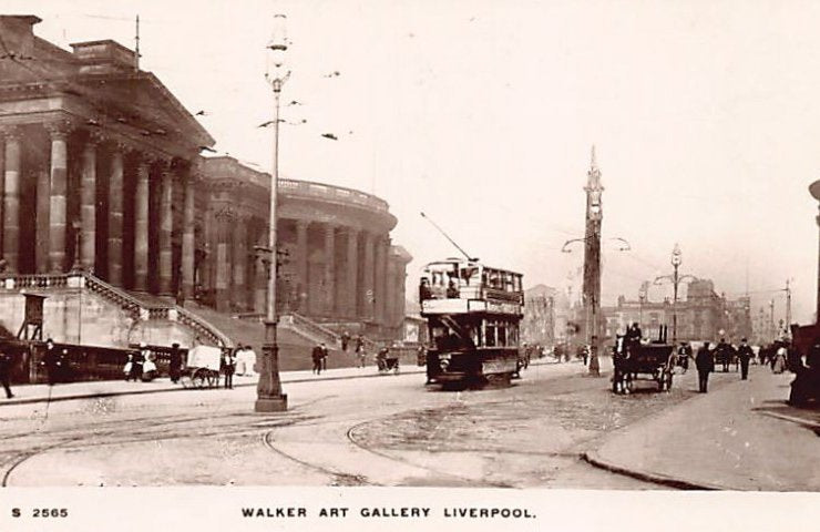 England Lancs Liverpool Walker Art Gallery Vintage A4 Photo Print