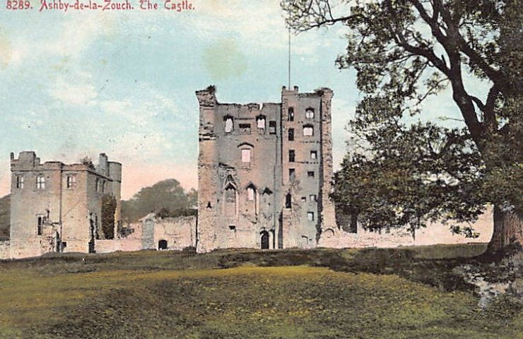 England Leics Ashby De La Zouch The Castle Vintage A4 Photo Print