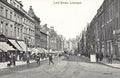 England Liverpool Lord Street Vintage A4 Photo Print