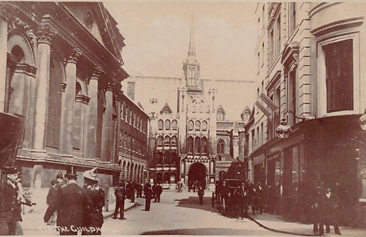 England London Guildhall Publ Unknown Vintage A4 Photo Print