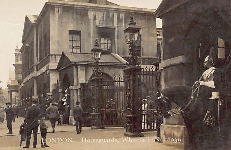 England London Horseguards Whitehall Vintage A4 Photo Print