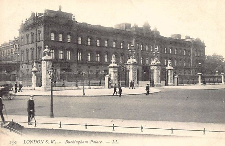 England London Sw Buckingham Palace Publisher Levy Ll 239 Vintage A4 Photo Print