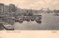 England London Thames And Tower Bridge Vintage A4 Photo Print