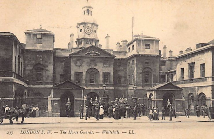 England London The Horse Guards Whitehall Publisher Levy Ll 237 Vintage A4 Photo Print
