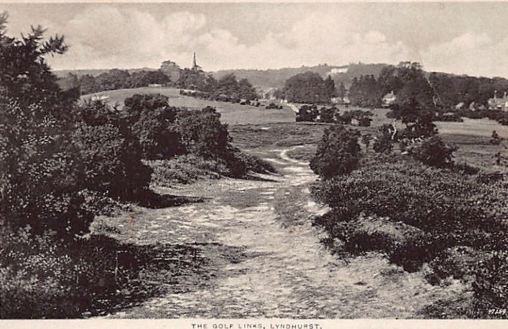 England Lyndhurst The Golf Links Vintage A4 Photo Print