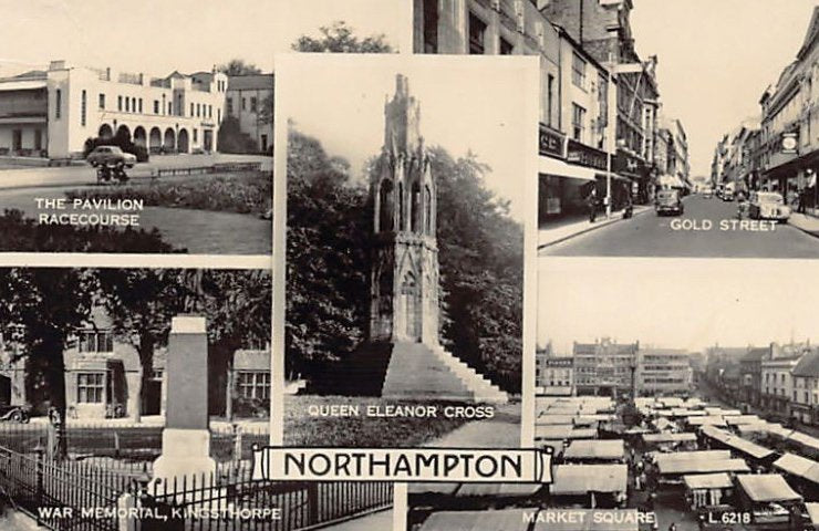 England Northampton Vintage A4 Photo Print