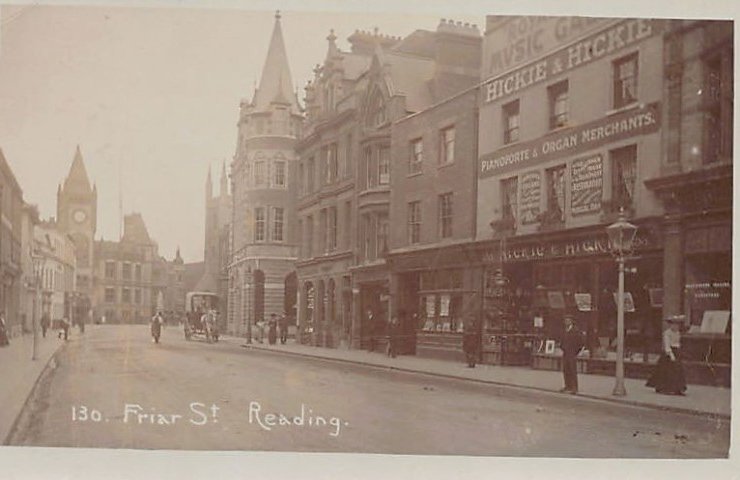 England Reading Friar St Vintage A4 Photo Print