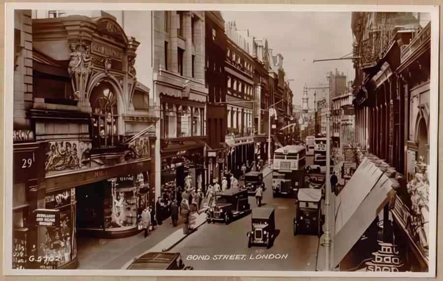 England Streets Of London 040 Vintage A4 Photo Print