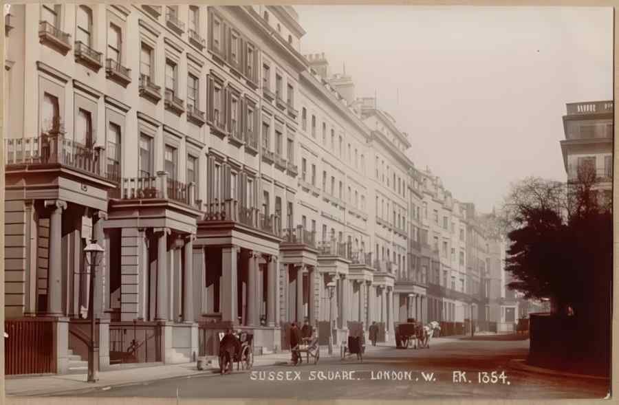 England Streets Of London 065 Vintage A4 Photo Print
