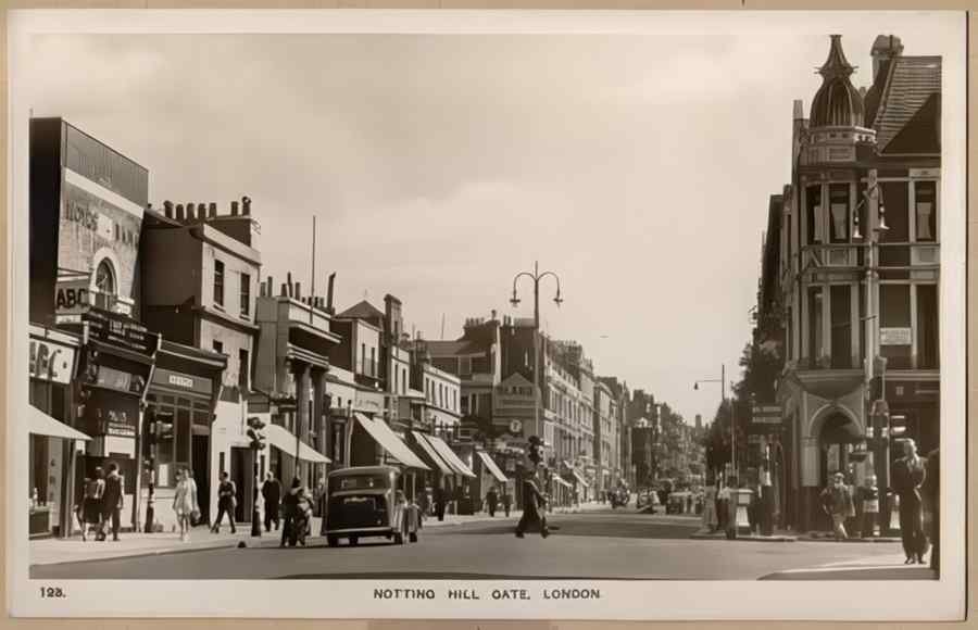 England Streets Of London 151 Vintage A4 Photo Print