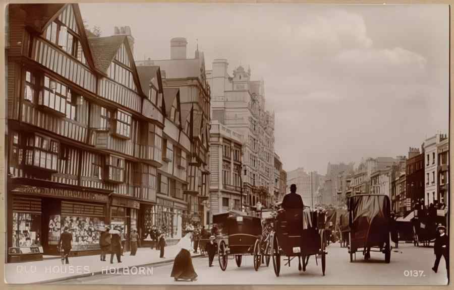 England Streets Of London 177 Vintage A4 Photo Print