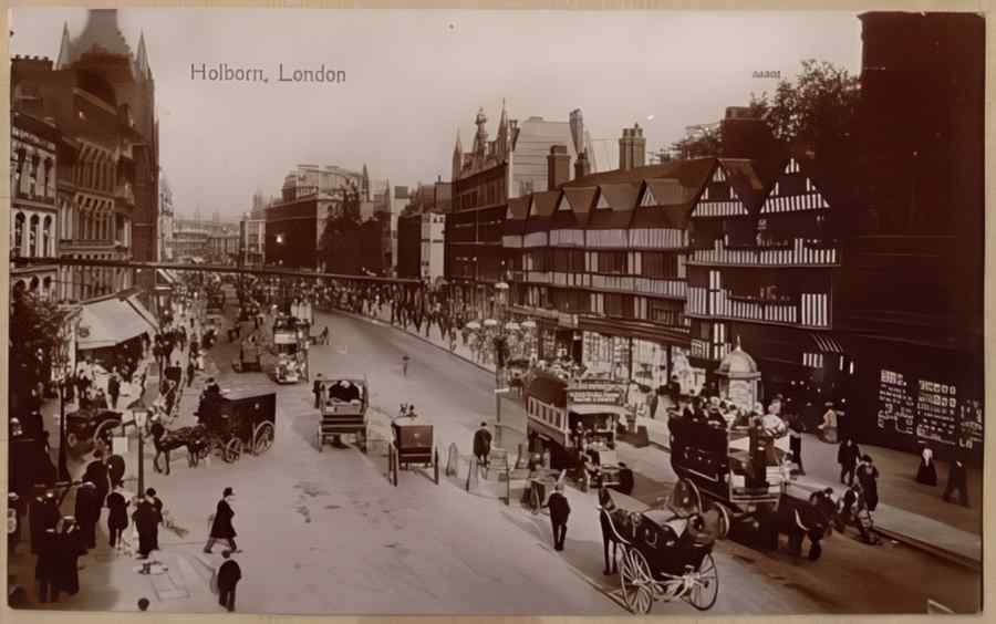 England Streets Of London 207 Vintage A4 Photo Print