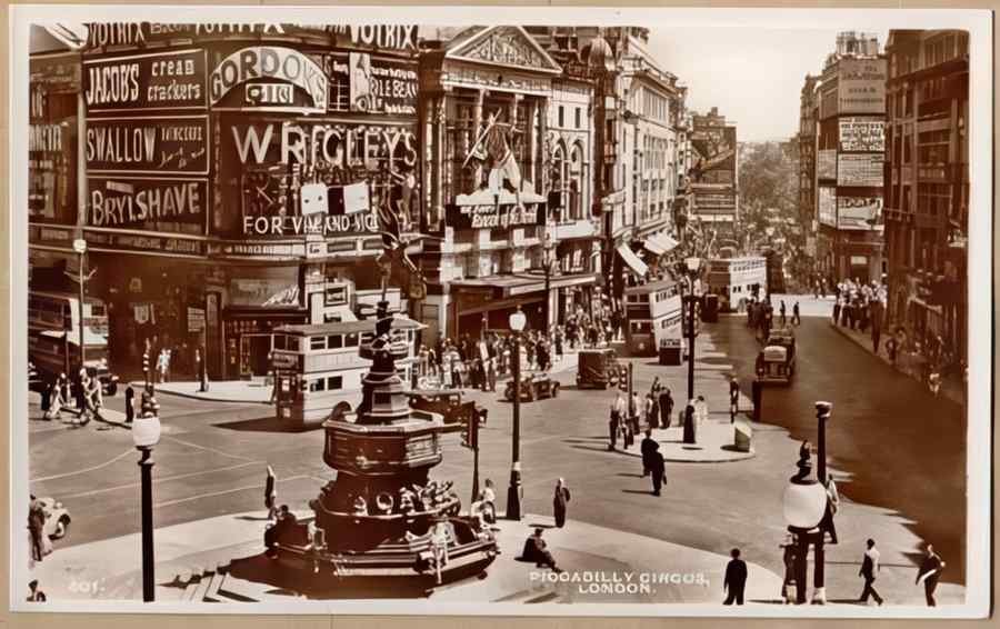 England Streets Of London 270 Vintage A4 Photo Print