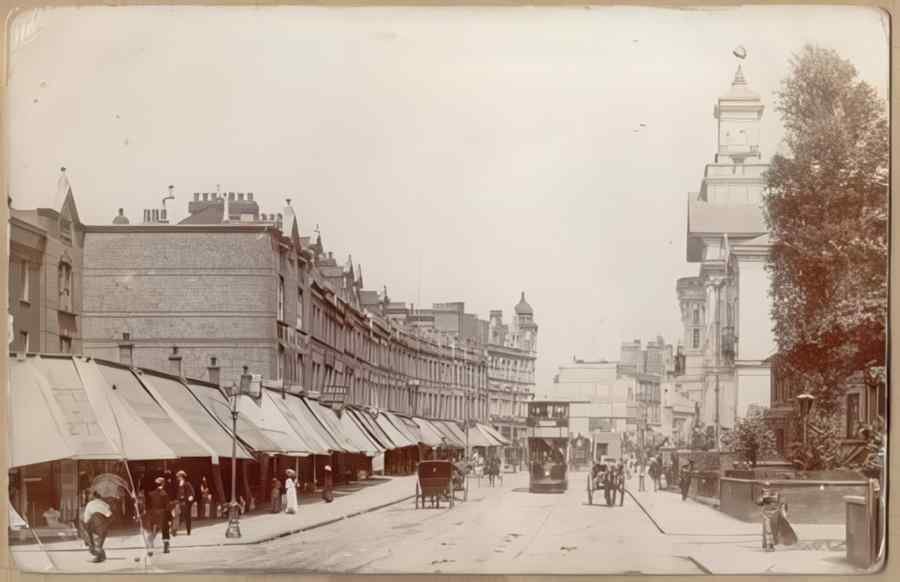 England Streets Of London 300 Vintage A4 Photo Print