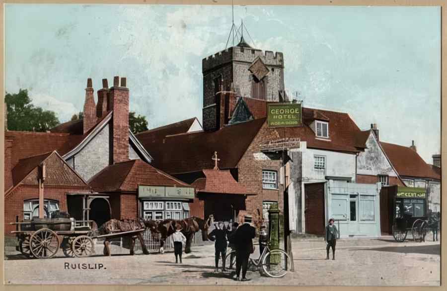England Streets Of London 323 Vintage A4 Photo Print
