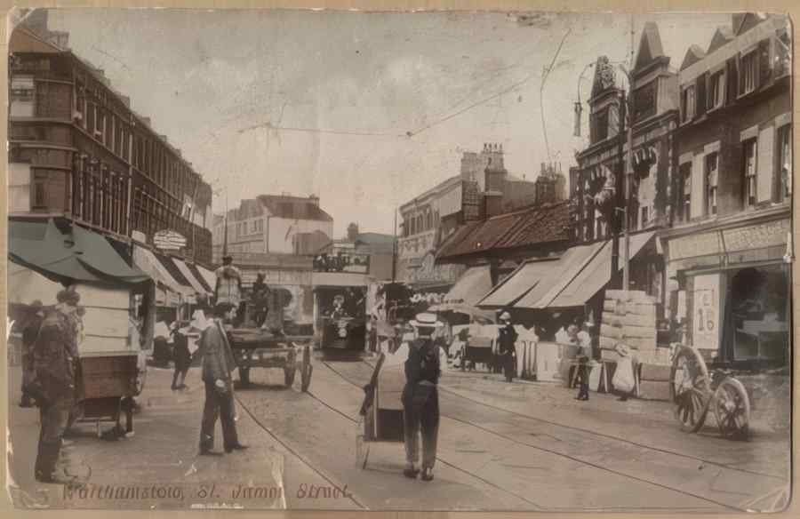 England Streets Of London 340 Vintage A4 Photo Print