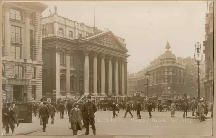 England Streets Of London 380 Vintage A4 Photo Print
