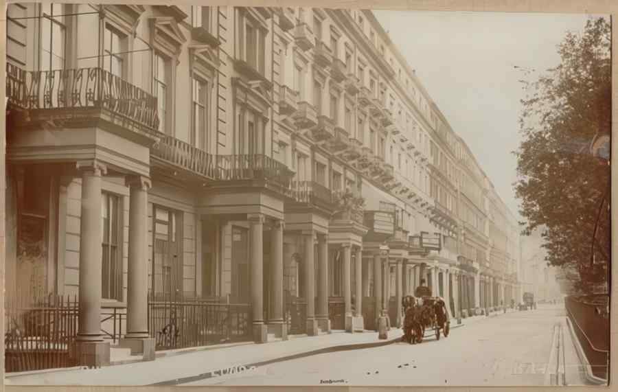 England Streets Of London 382 Vintage A4 Photo Print