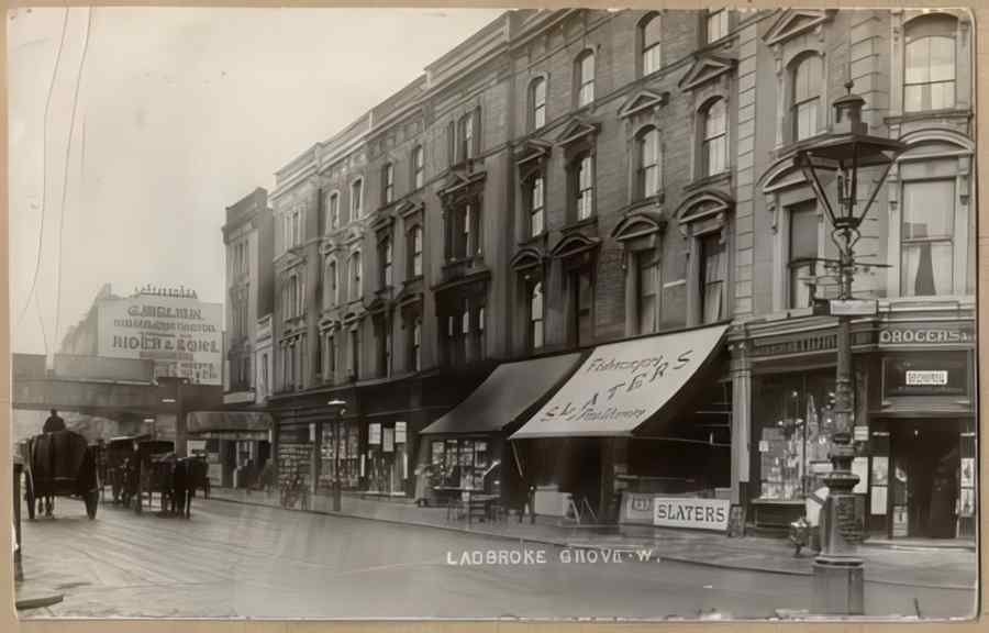 England Streets Of London 420 Vintage A4 Photo Print