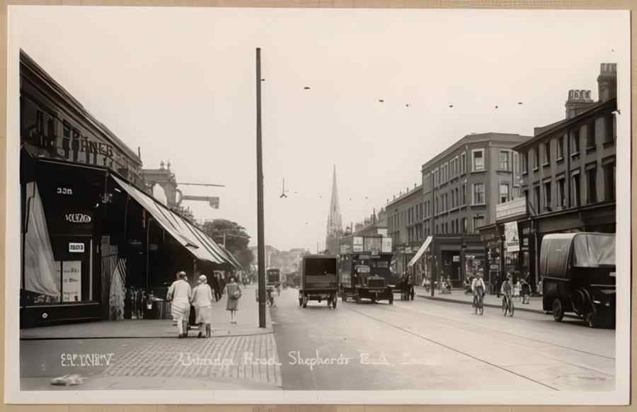 England Streets Of London 433 Vintage A4 Photo Print