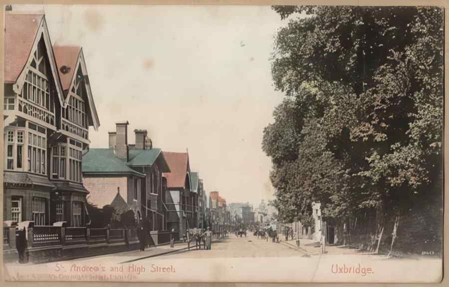 England Streets Of London 445 Vintage A4 Photo Print