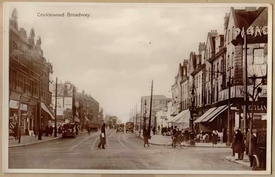 England Streets Of London 455 Vintage A4 Photo Print