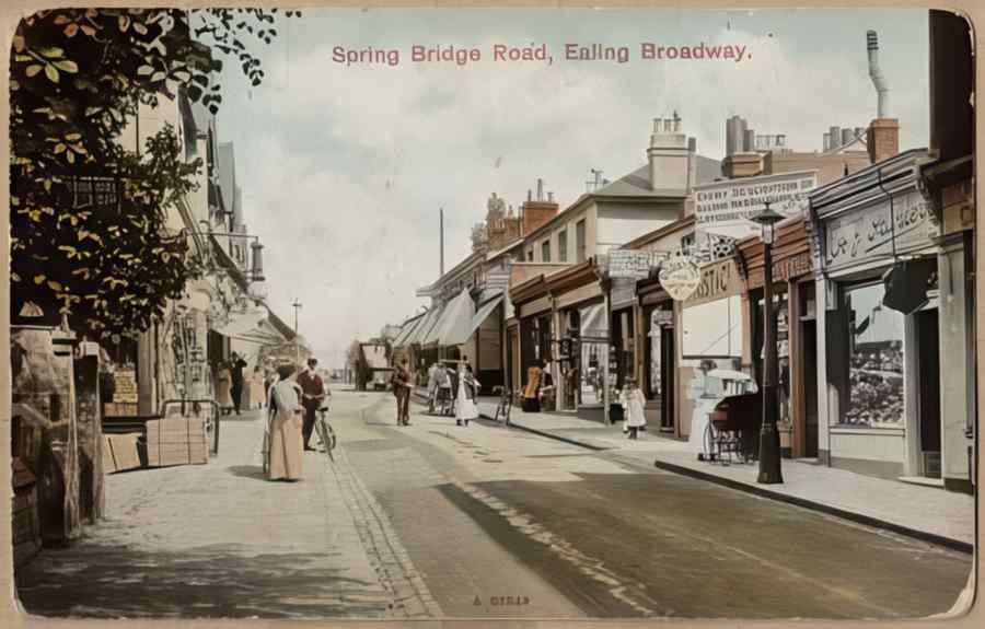 England Streets Of London 476 Vintage A4 Photo Print
