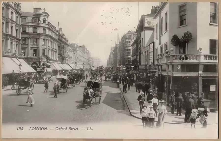 England Streets Of London 518 Vintage A4 Photo Print