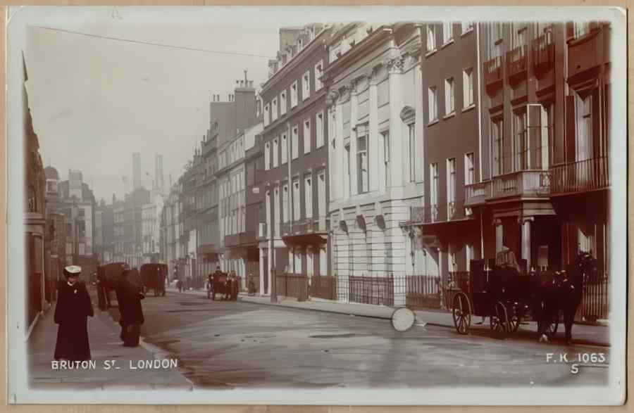 England Streets Of London 521 Vintage A4 Photo Print