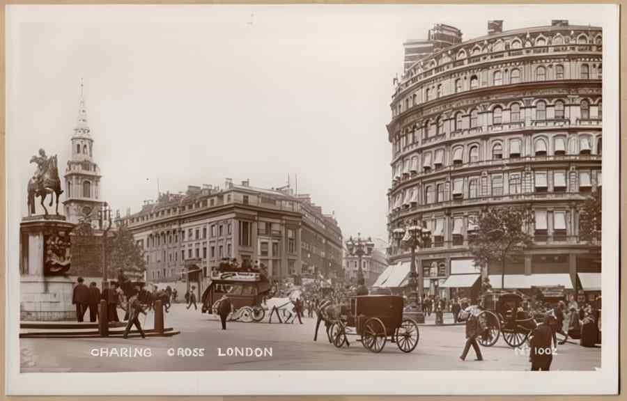 England Streets Of London 540 Vintage A4 Photo Print