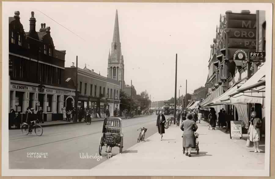 England Streets Of London 564 Vintage A4 Photo Print
