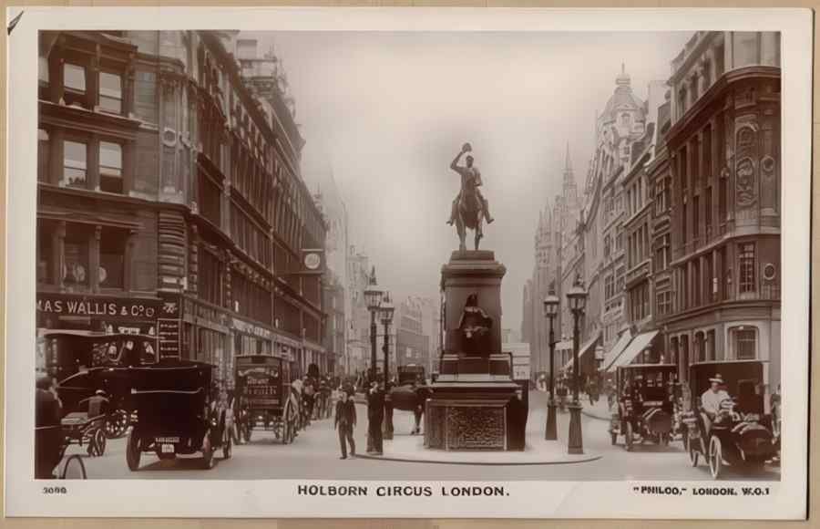 England Streets Of London 566 Vintage A4 Photo Print