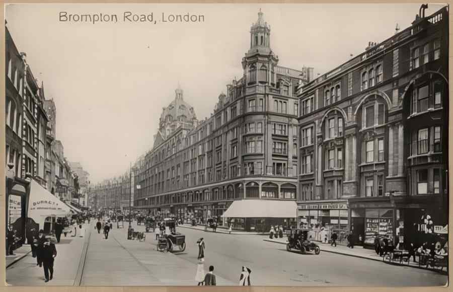 England Streets Of London 570 Vintage A4 Photo Print