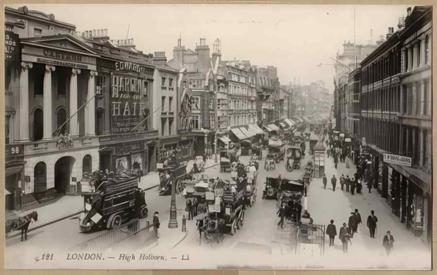 England Streets Of London 572 Vintage A4 Photo Print