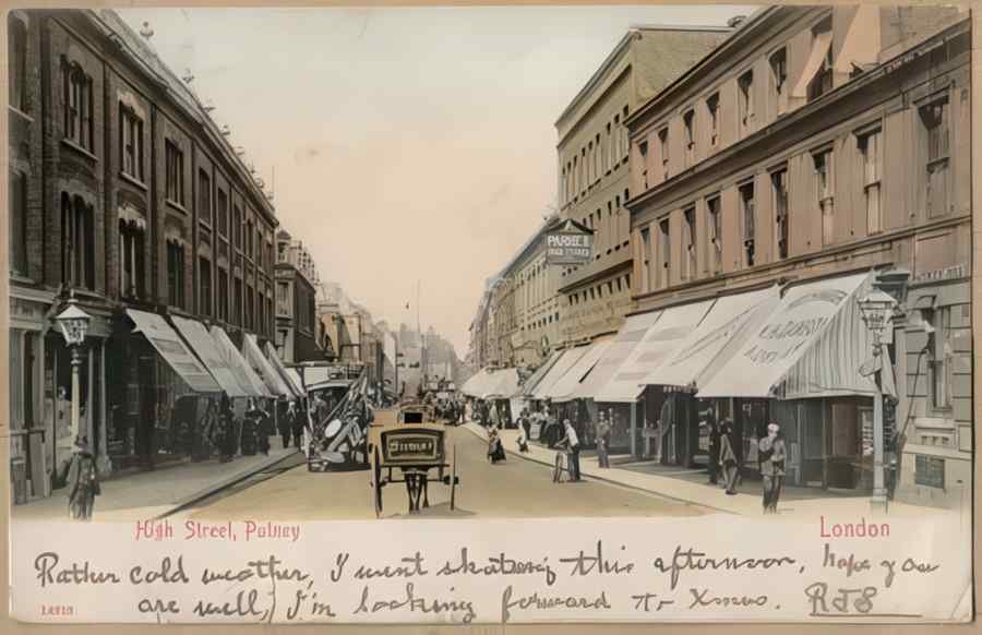 England Streets Of London 606 Vintage A4 Photo Print