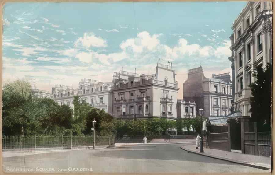 England Streets Of London 635 Vintage A4 Photo Print