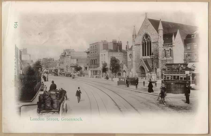 England Streets Of London 651 Vintage A4 Photo Print