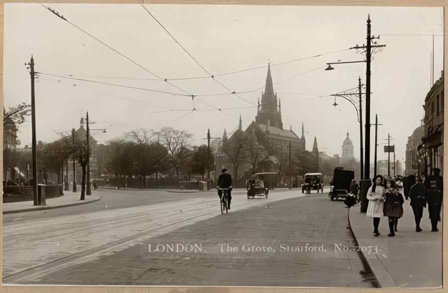 England Streets Of London 653 Vintage A4 Photo Print