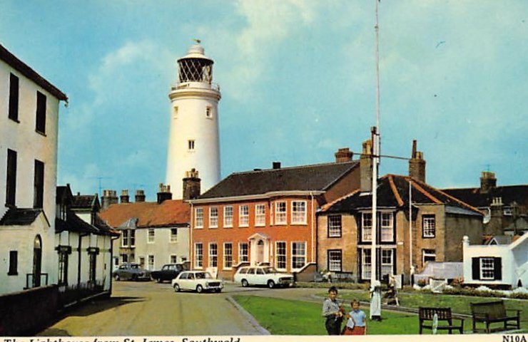 England Suff Southwold The Lighthouse From St James Vintage A4 Photo Print