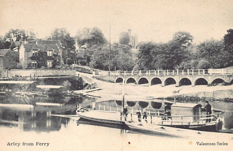England Upper Arley Arley From Ferry Vintage A4 Photo Print