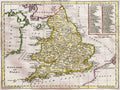 England Wales Counties Walker 1810 Vintage A4 Photo Print