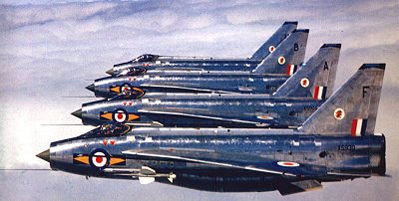 English Electric Lightning 2 Military A4 Photo Print