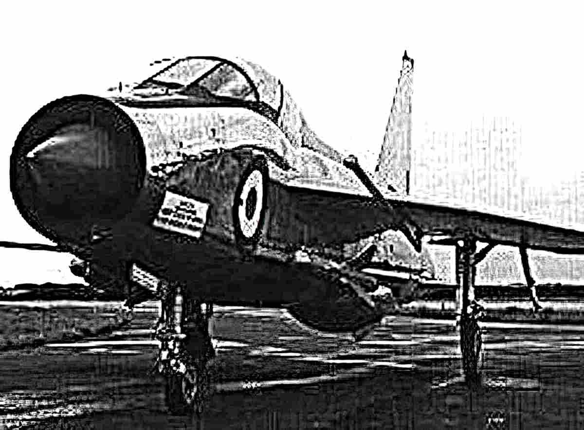 English Electric Lightning 6 (2) Military A4 Photo Print